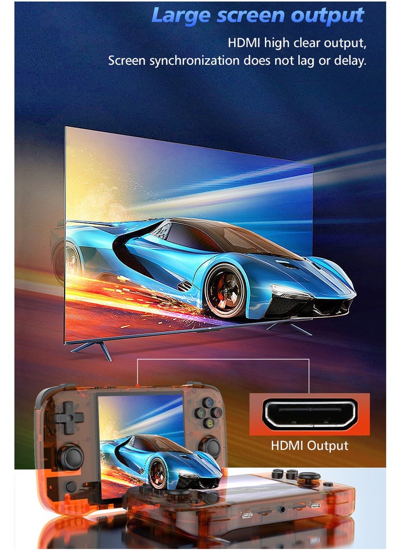 R46S Handheld Retro Gaming Console Linux System Preloaded With 8000+ Games 4 Inch Screen FPS 60HZ 4000mAh Wifi Bluetooth 32G+64G