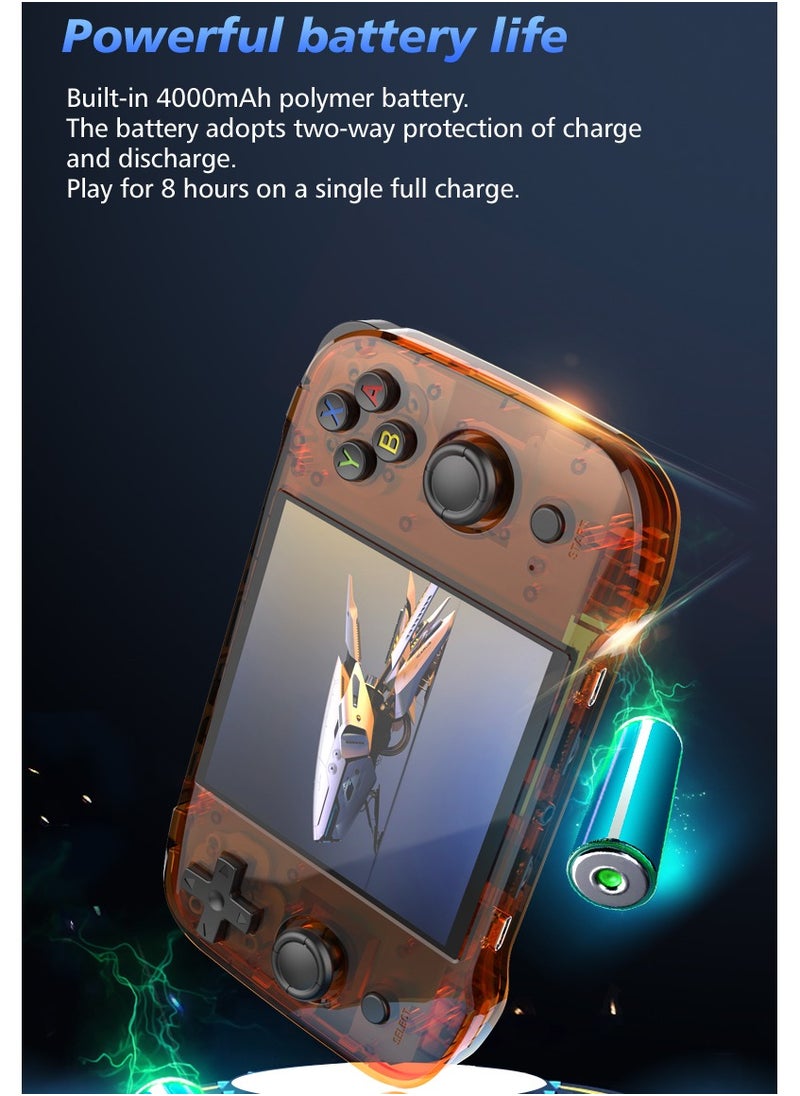 R46S Handheld Retro Gaming Console Linux System Preloaded With 8000+ Games 4 Inch Screen FPS 60HZ 4000mAh Wifi Bluetooth 32G+64G