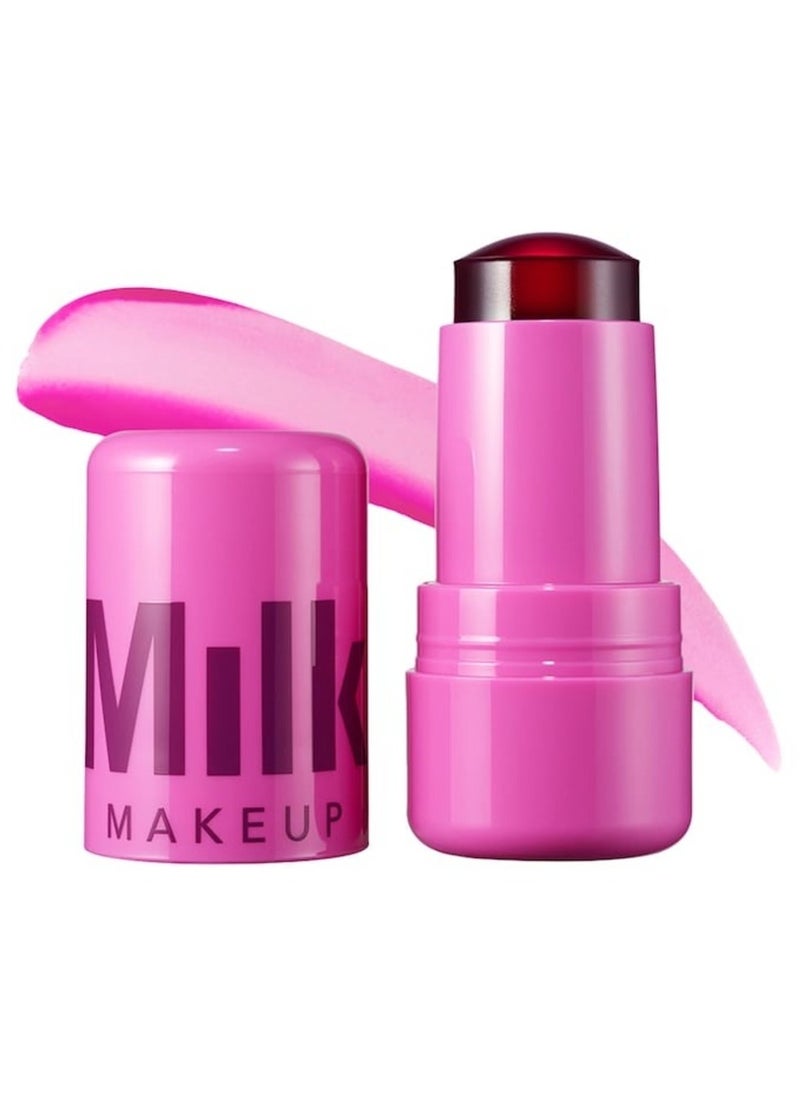 MILK MAKEUP Cooling Water Jelly Tint Lip + Cheek Blush Stain (Splash - Plum-berry) .17 oz / 5 g