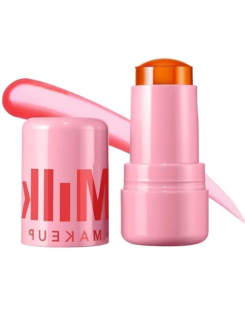 MILK MAKEUP Cooling Water Jelly Tint Lip + Cheek Blush Stain (Fizz - soft peach) .17 oz / 5 g