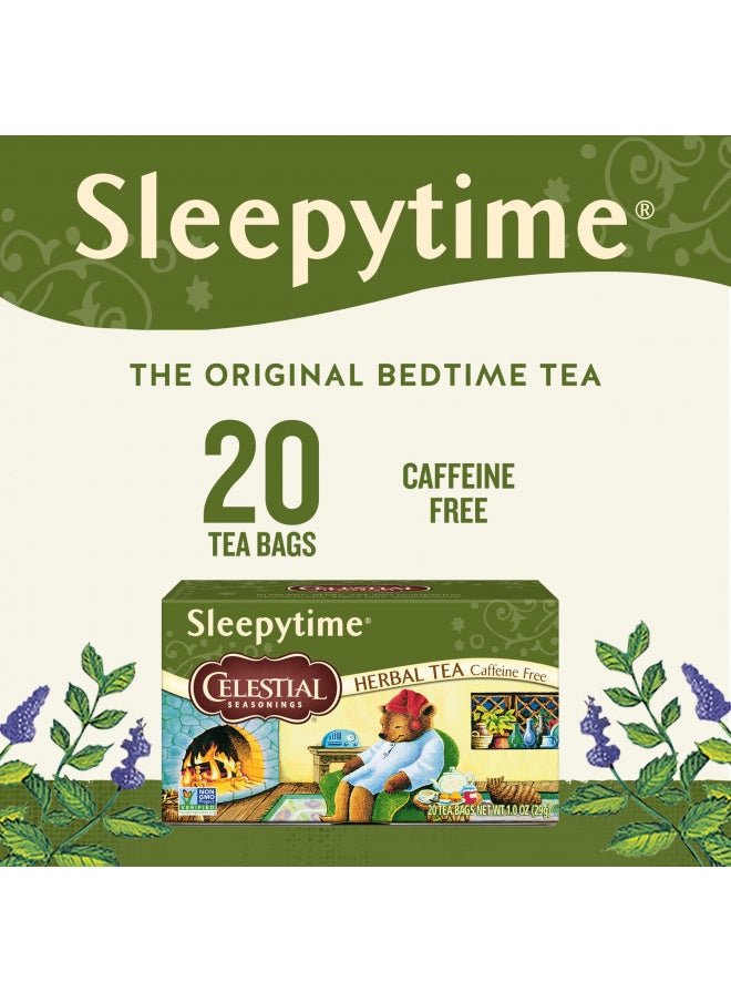 Celestial Seasonings Herbal Tea, Sleepytime, 20 Count (Pack of 6)