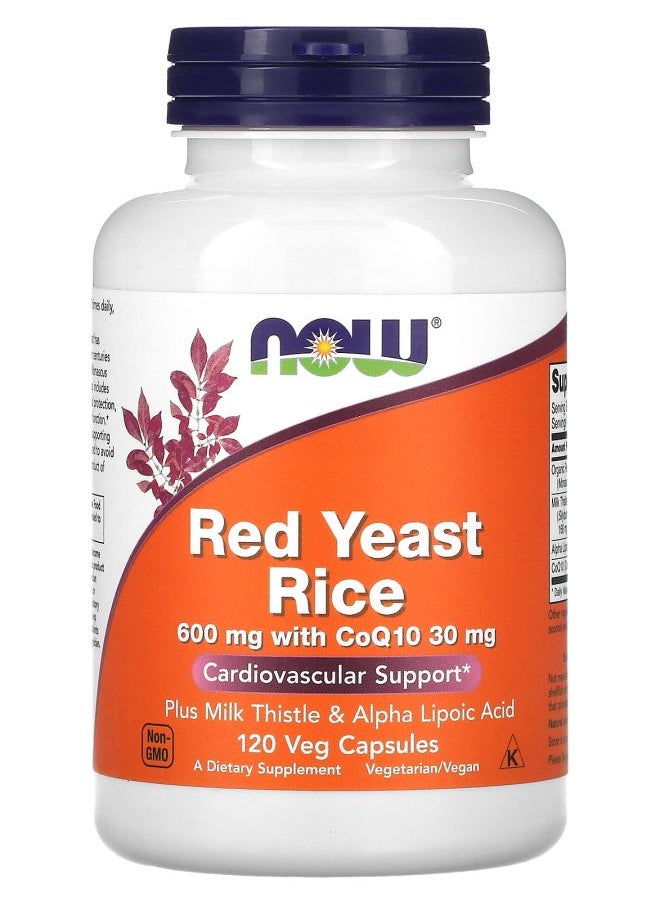 Red Yeast Rice 120 Veg Capsules