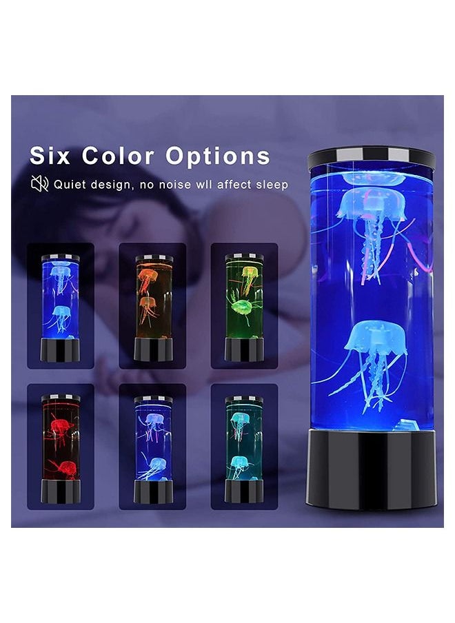 Desktop Round Jellyfish Lamp with 6 Color Changing