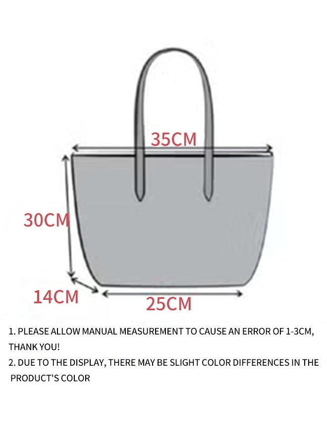 Women's L12.12 Concept Fashion Versatile Large Capacity Zipper Handbag Single Shoulder Bag Tote Bag Medium Light Pink