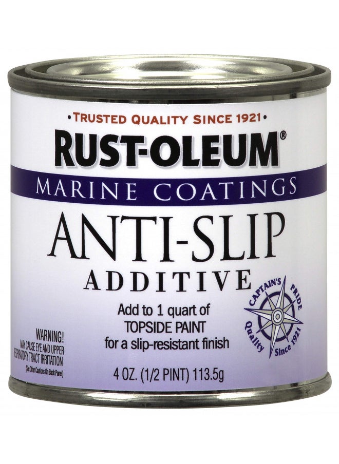 Rust-Oleum 207009 Marine Anti-Slip Additive 1/2-Pint, 4 Ounce (Pack of 1), Clear, 11 Fl Oz