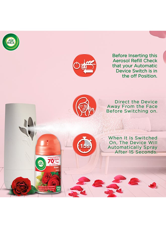 Freshmatic Refill Rose Air Freshener Pack of 2