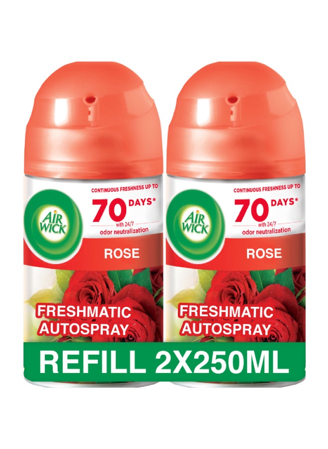 Freshmatic Refill Rose Air Freshener Pack of 2