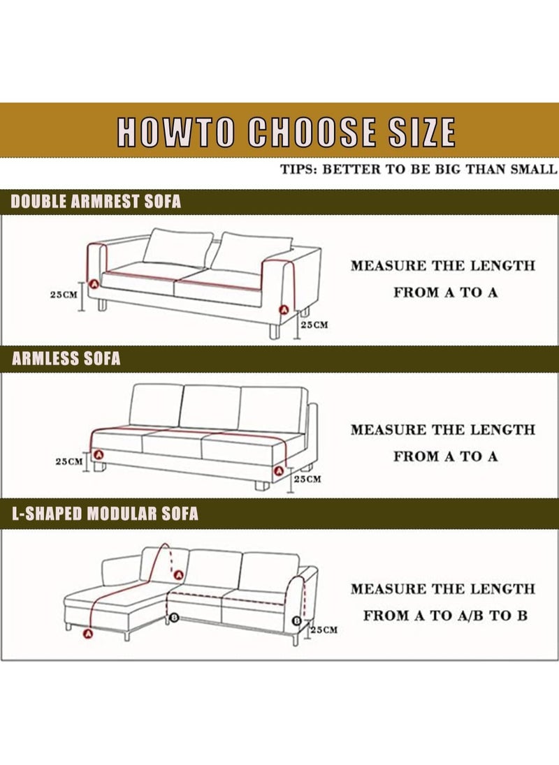 Chenille Sofa Covers Washable Sectional Couch  Furniture Protector Blanket Throw for Living Room