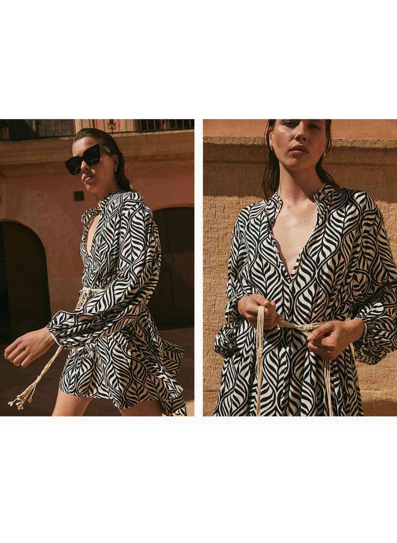 HM Women's New Loose Lightweight Comfortable And Fashionable Dress