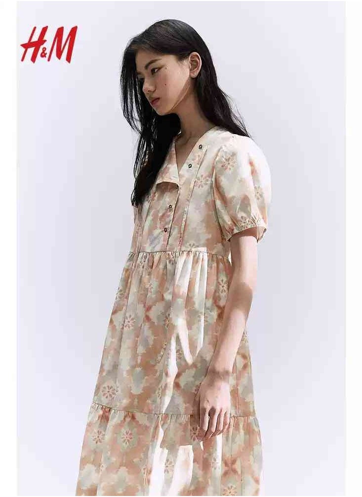 HM Women's New Loose Lightweight Comfortable And Fashionable Dress