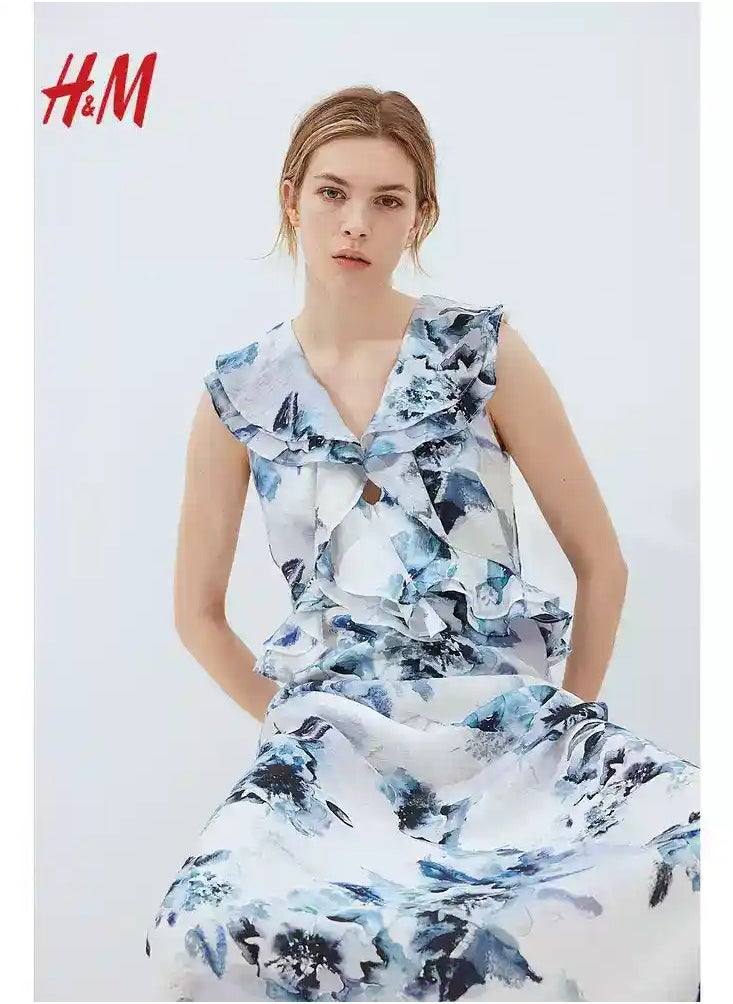 HM Women's New Loose Lightweight Comfortable And Fashionable Dress