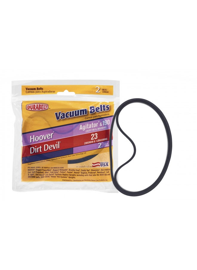 Hoover Durabelt Type 190 Belt Pkg