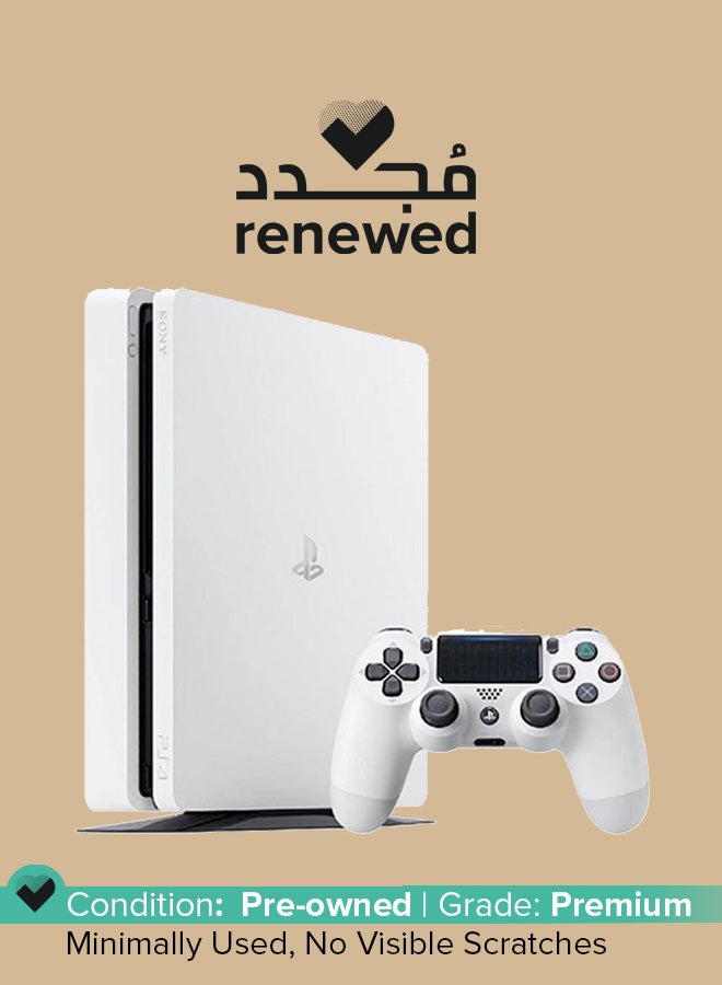 Renewed - PlayStation 4 Slim 500GB Console With 1 Controller