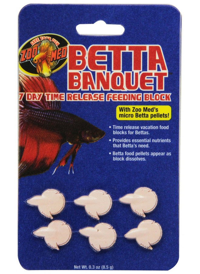 Zoo Med Laboratories AZMBB7 Betta Banquet Blocks