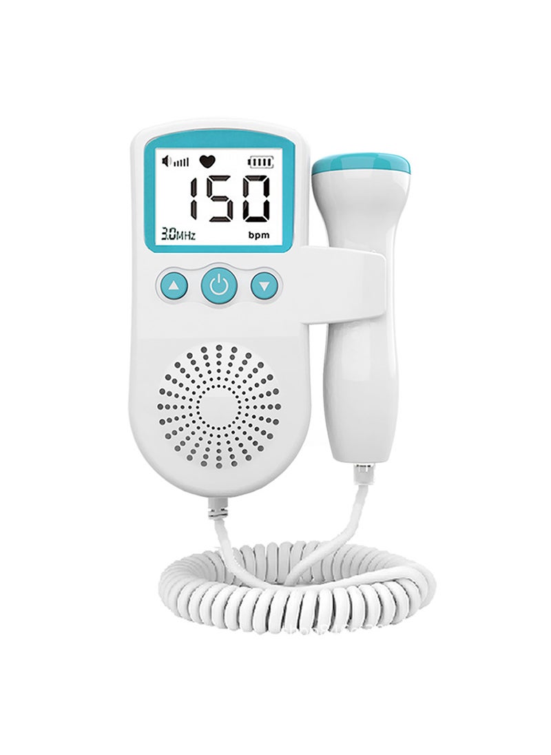 Dr. Youwen Fetal Heart Rate Monitor Fetal Heart Rate Monitor Home Doppler Pregnant Women Listen to Fetal Heart Rate English Foreign Trade Cross-Border Green English Fetal Heart 501