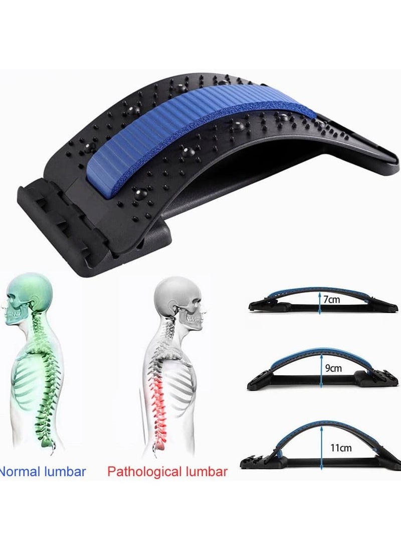 Magic Back Massager Stretcher Equipment Posture Therapy Corrector Back Stretch Spine Stretcher Lumbar Support Pain Relief