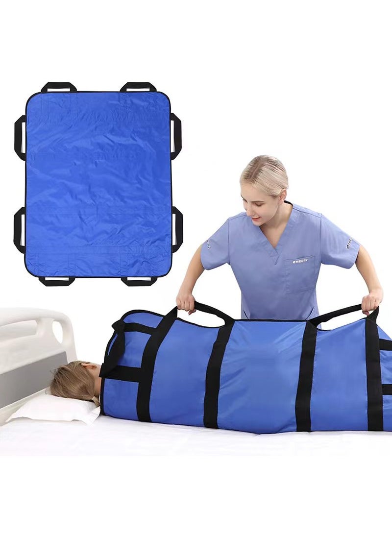 Patient Transfer Mattress Sheet for Disabled Royal Blue