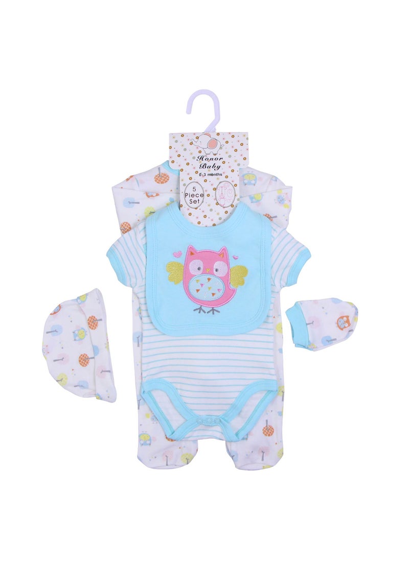 Newborn suit Clothes Class A Pure Cotton Split Summer Childrens Clothing Baby Wrap Fart Clothes Instagram Style Baby Hatshirt Clothing pink owl baby children's clothing cotton suit