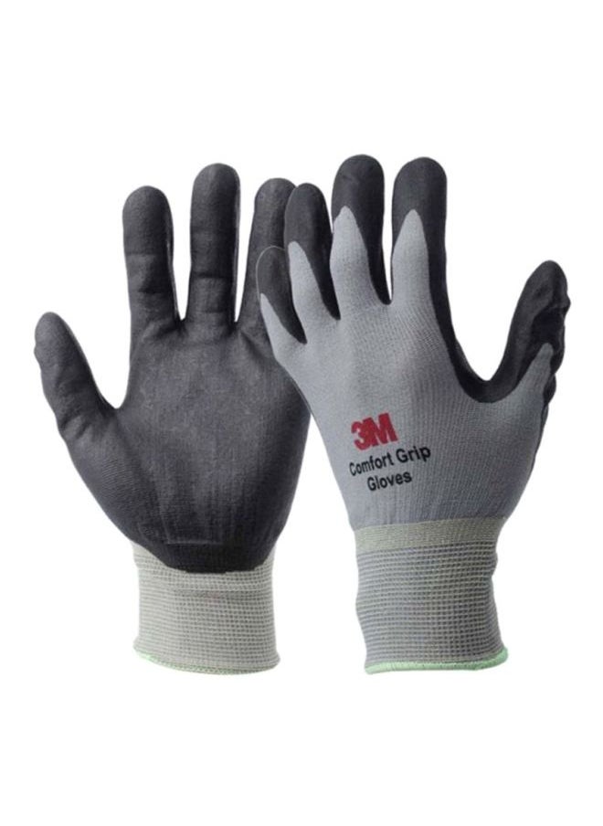 Comfort Grip Gloves Grey/Black 22.5x9.5x4centimeter