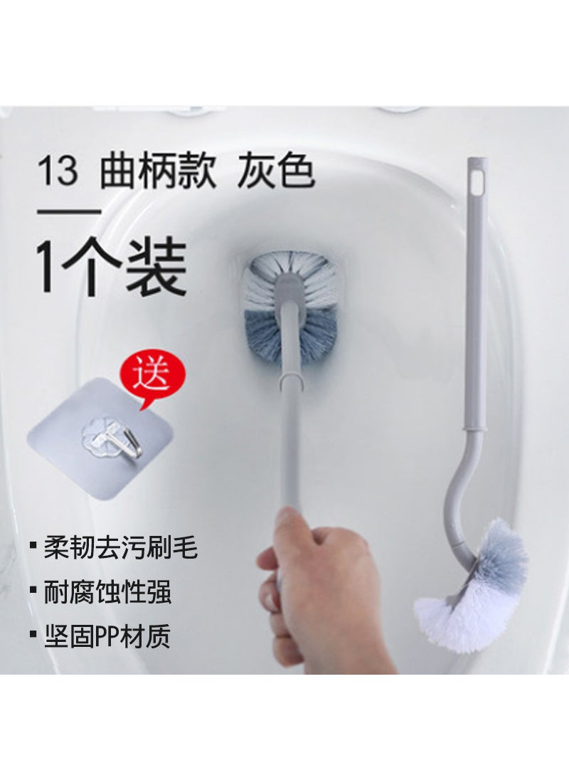 No Dead Angle Toilet Brush Nordic Style13# crank brush 1 pack (send 1 hook) 13# crank brush 1 pack (send 1 hook)