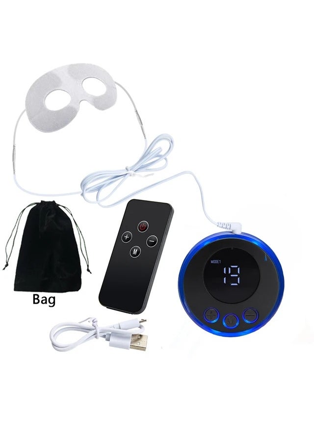 EMS eye beauty massager low frequency current muscle stimulation facial lifting machine skin tightening anti-wrinkle facial skinRemote control Jack eye mask Remote control Jack eye mask