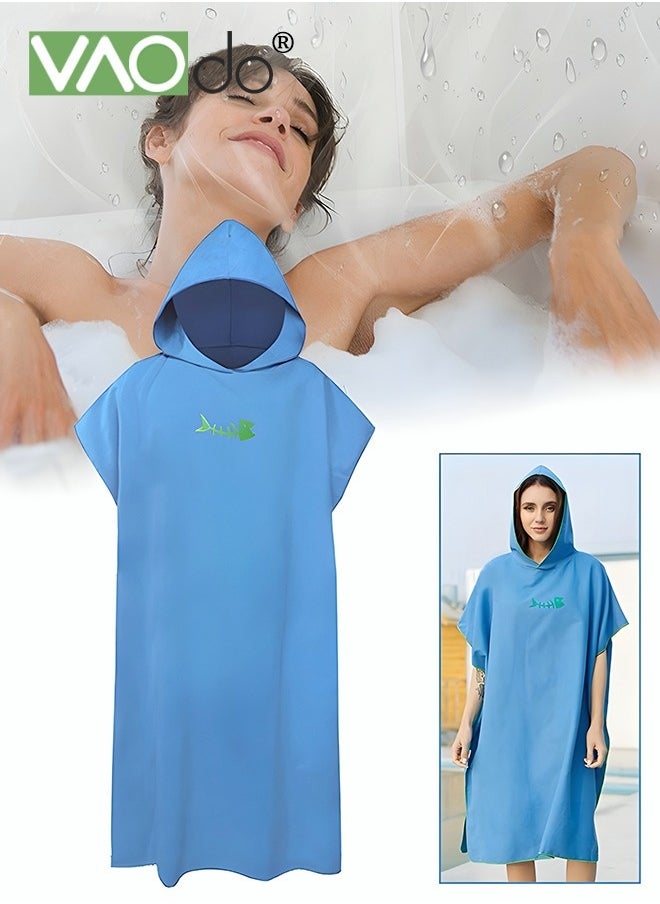 Beach Bathrobe Thickened Soft Material Quickly Absorbs Moisture Suitable for Men and Women Swimming Pool Beach Bathroom