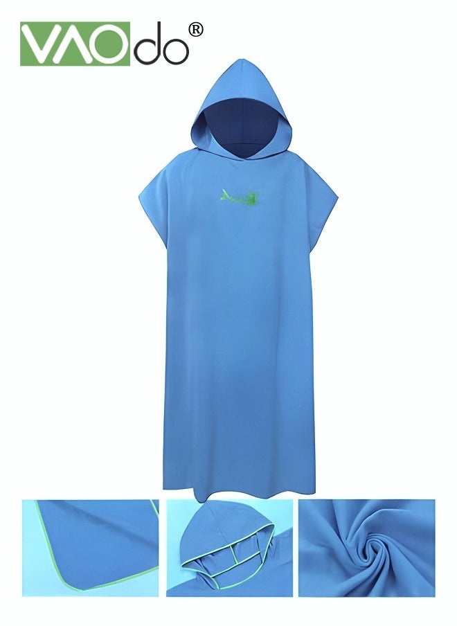 Beach Bathrobe Thickened Soft Material Quickly Absorbs Moisture Suitable for Men and Women Swimming Pool Beach Bathroom