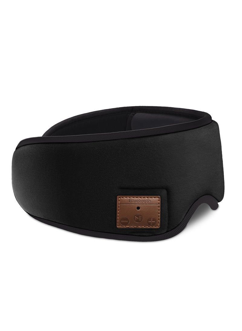 3D Smart Eye Mask with Bluetooth Music Call Black