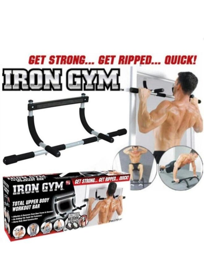 IRON GYM Upper Body Workout Bar - Multi-Function Strength Training