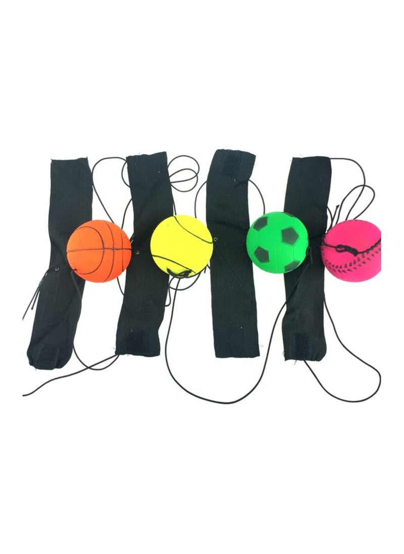 Toys & Games Bungee Cord Ball 12 Pc Wrist Stringed Rubber Bungee Ball (Colors & Styles Will Vary)