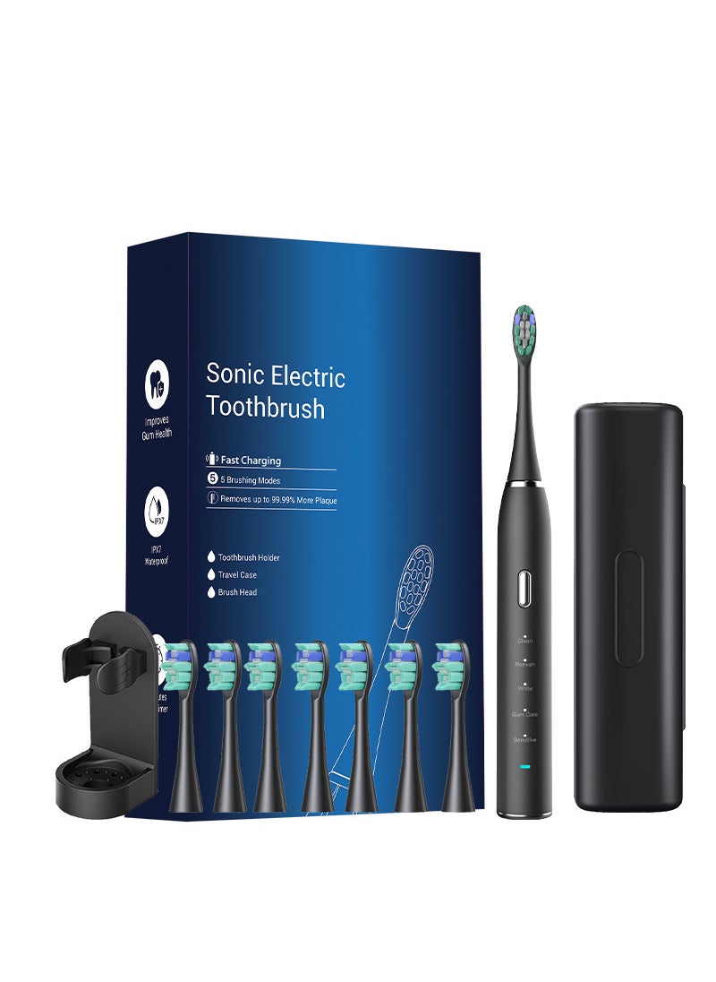 WS-7007 Ultrasonic Levitation Toothbrush Black