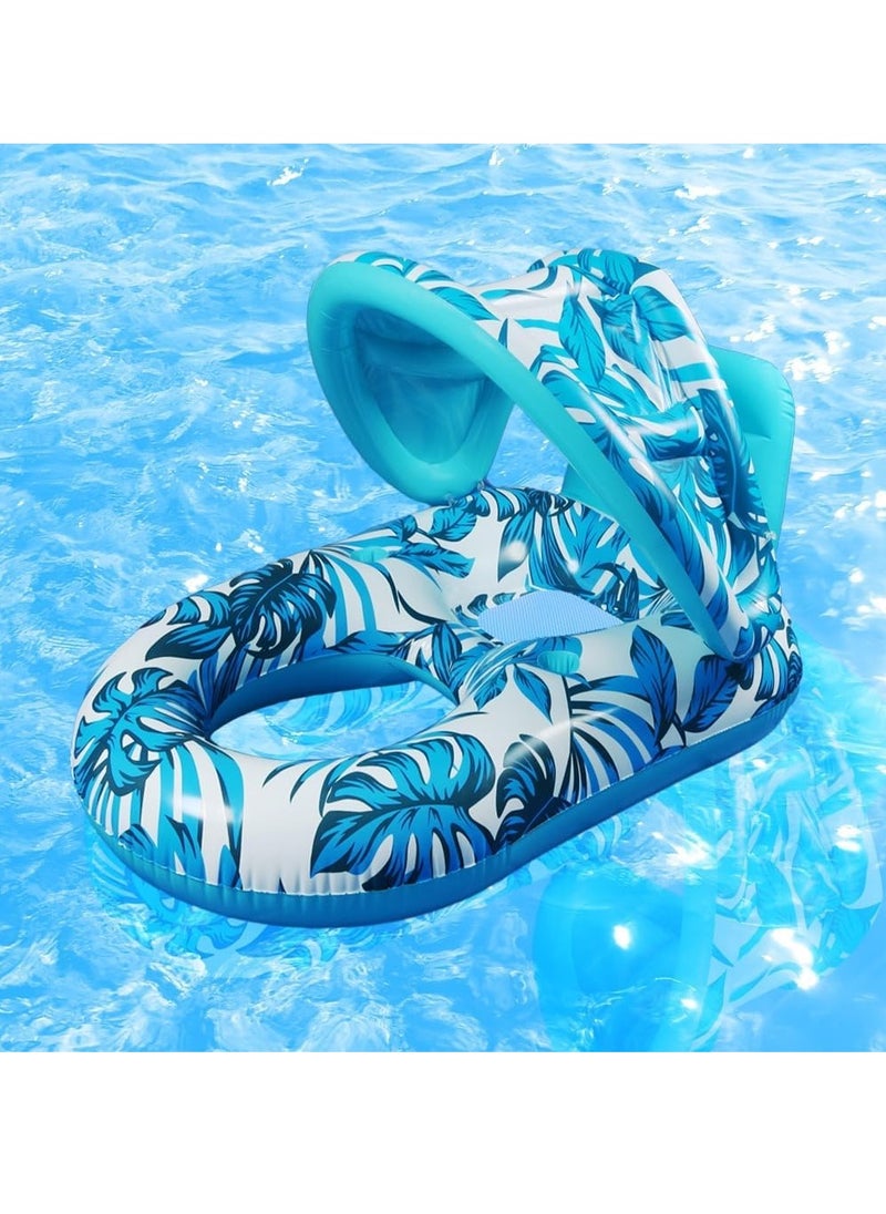 Inflatable Floating Water Hammock, PVC, Foldable, Striped, Adult Lounger Chair, Pool Float Bed