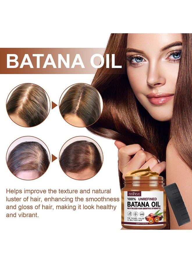 Batana Oil For Hair Growth Healthier Thicker Fuller Hair, Batana Oil, Batana Oil For Hair Growth, Batana Oil Organic, Batana Oil Organic For Healthy Hair, Batana Oil Hair Mask, 120ML