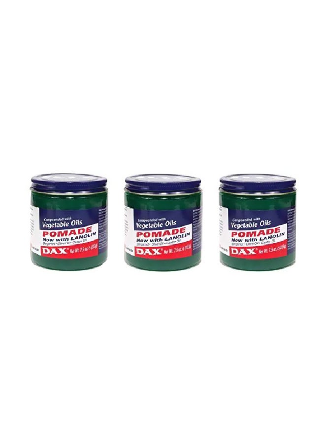 Pack Of 3 Pomade Vegetable Oils