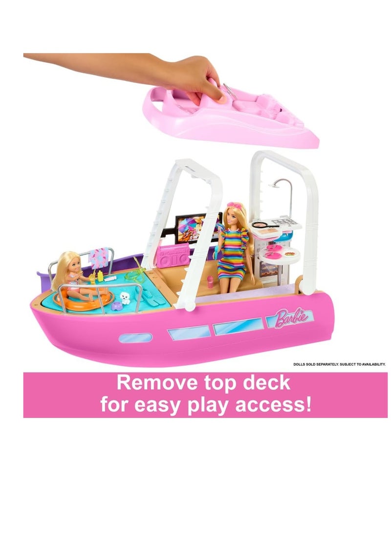 Dream Boat Playset with Pool, Slide and 20+ Accessories