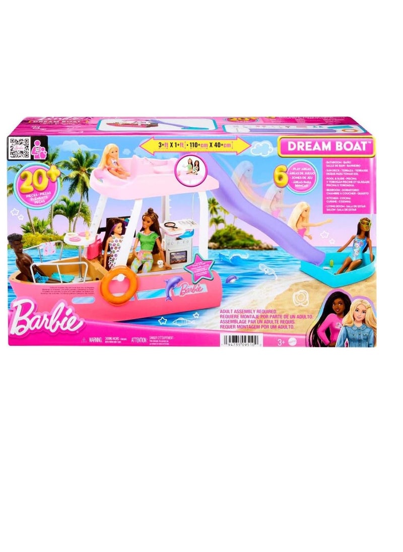 Dream Boat Playset with Pool, Slide and 20+ Accessories