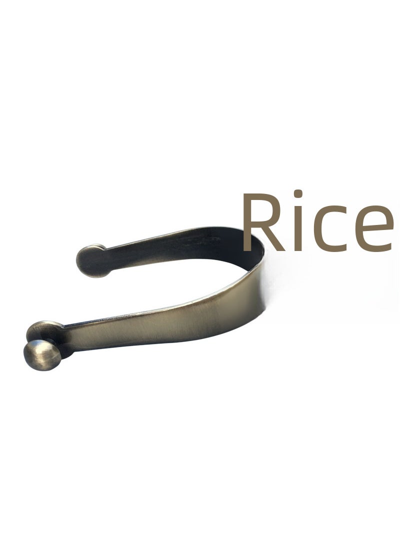 Gold Thick Zinc Alloy Spurs for Equestrians