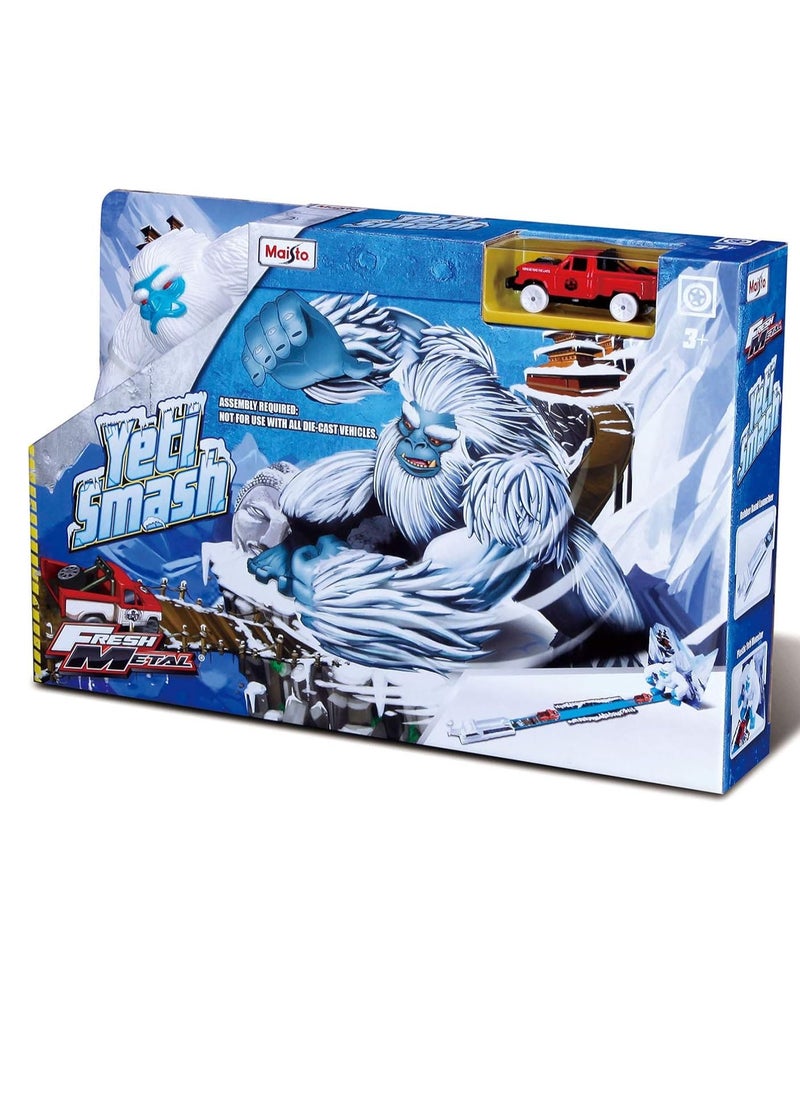 Diecast Fresh Metal Yeti Smash Playset 11074