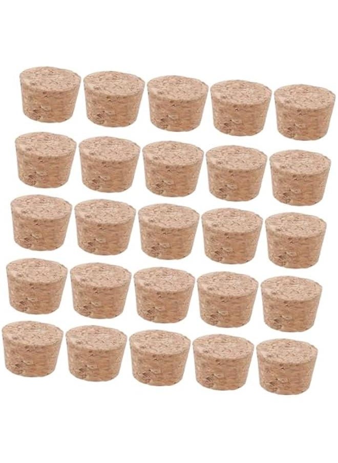 30pcs Glass Bottle Cork Bottle Wooden Plugs Stoppers for Bottles Cork Plug Bottle Caps for Crafts Beverage Bottle Stopper Cork Stoppers Mini Corks Wooden Stopper Bottle Stoppers