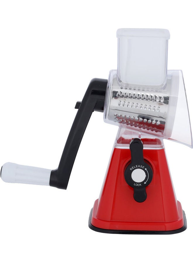 Rotary Grater 3 Interchangeable Stainless Steel Blades Multicolour 26cm