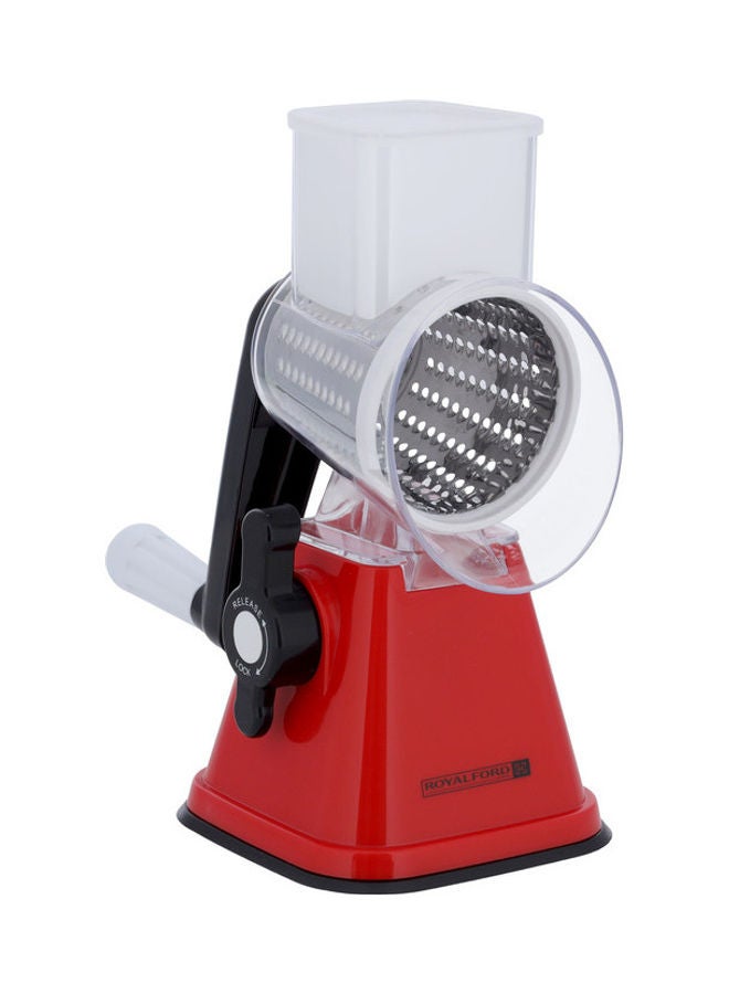 Rotary Grater 3 Interchangeable Stainless Steel Blades Multicolour 26cm