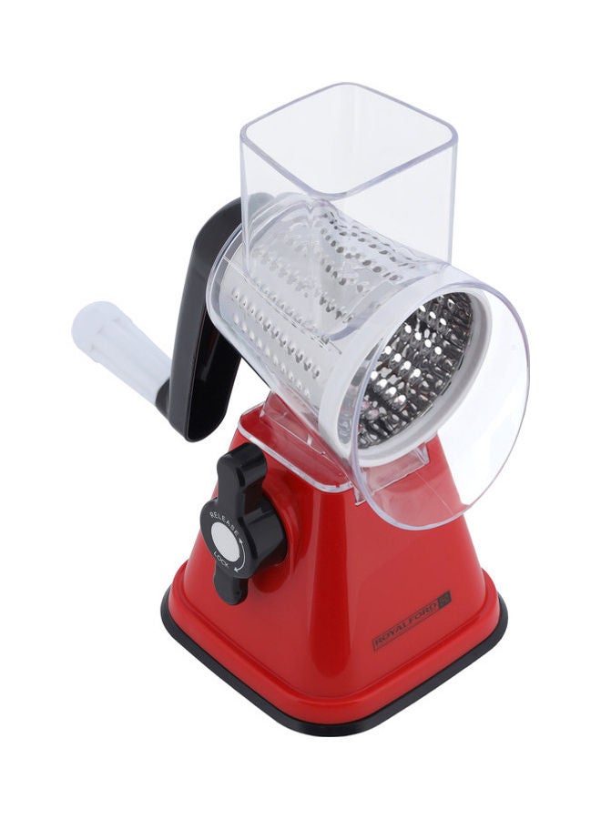 Rotary Grater 3 Interchangeable Stainless Steel Blades Multicolour 26cm