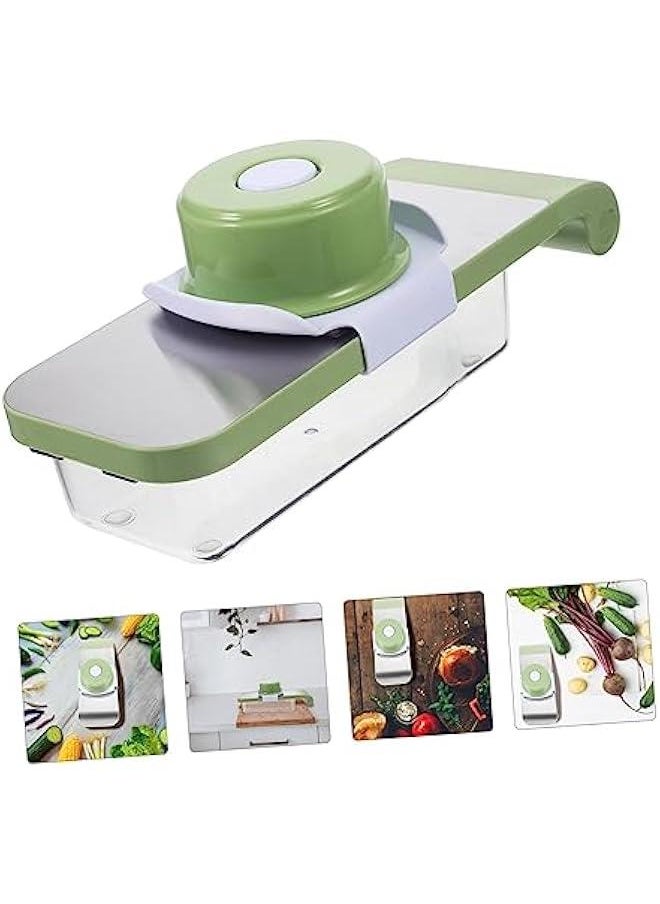 1 Set Food Chopper Cucumber Slicer Potatoes Cutter Brussel Sprout Cutter Cabbage Home Tools Food Dicer Mutitool Fruit Slicer Onion Slicer Grater Stainless Steel Vegetable