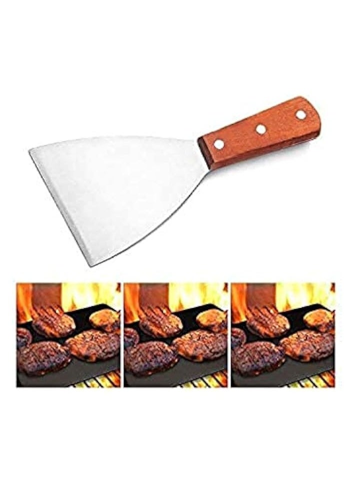 Grill Griddle Scraper Stainless Steel Commercial Grade 8 X 4in Teppanyaki