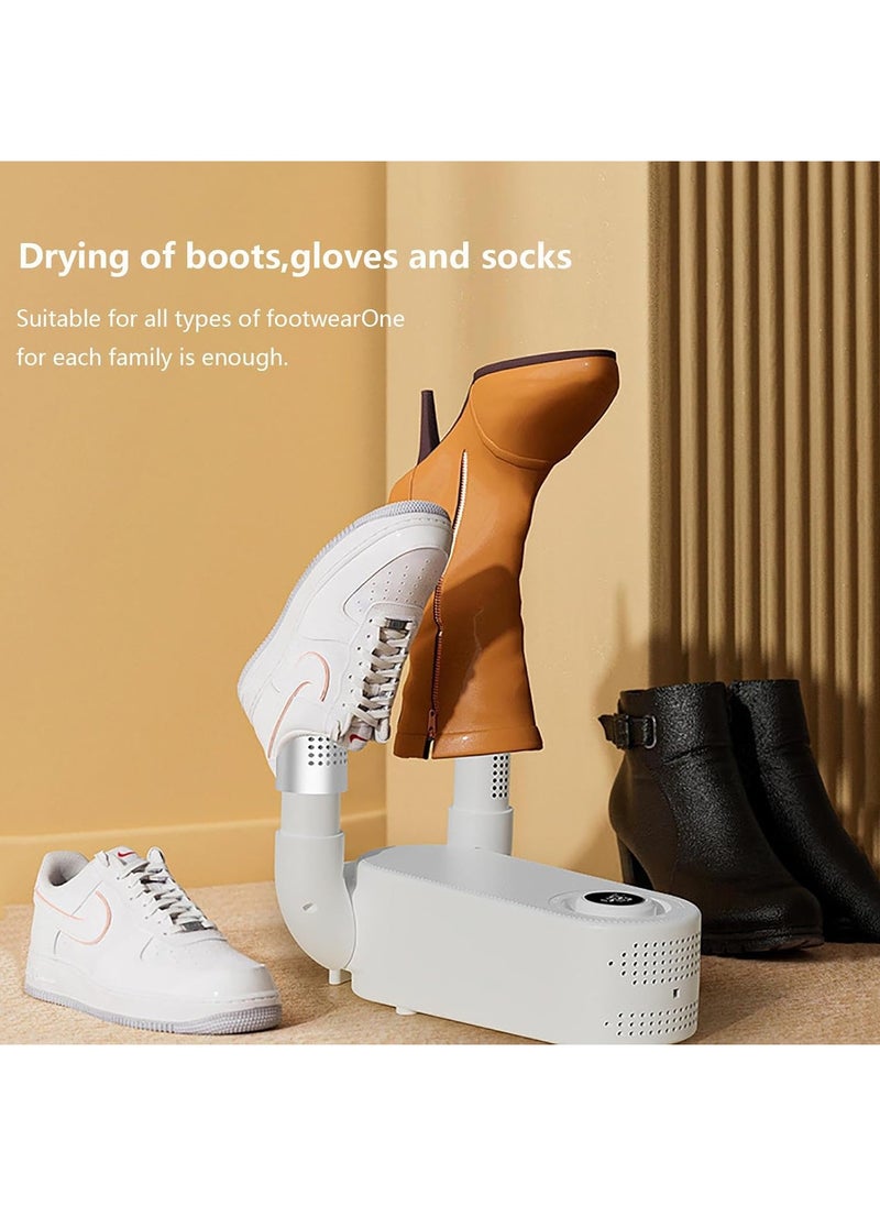 Shoes Dryer Portable, Boots Dryer with Heat Fan Portable Folding Design and Timer, Football Boot Dryer Boot Dryers for Hats Socks Ski Boots