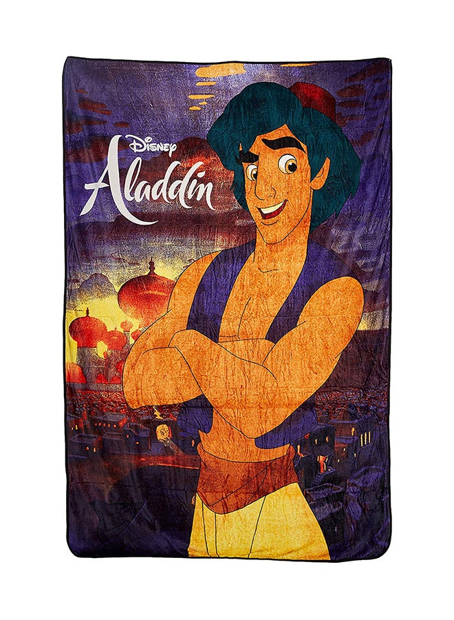 Aladdin Design  Flannel Blanket Polyester Multicolour 160x220centimeter