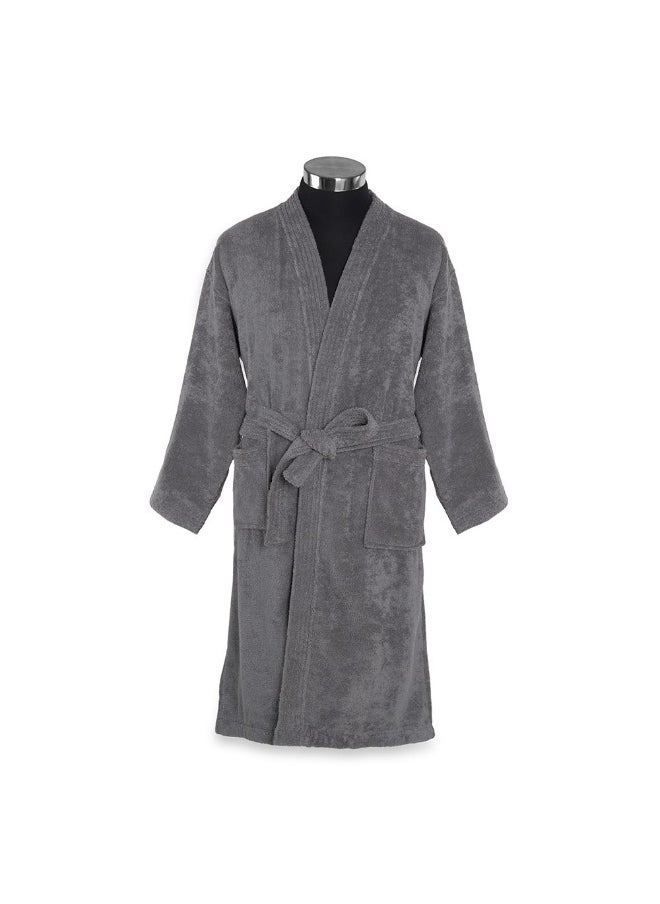 Urbanliving Bathrobe Grey - Large/Xtra Large