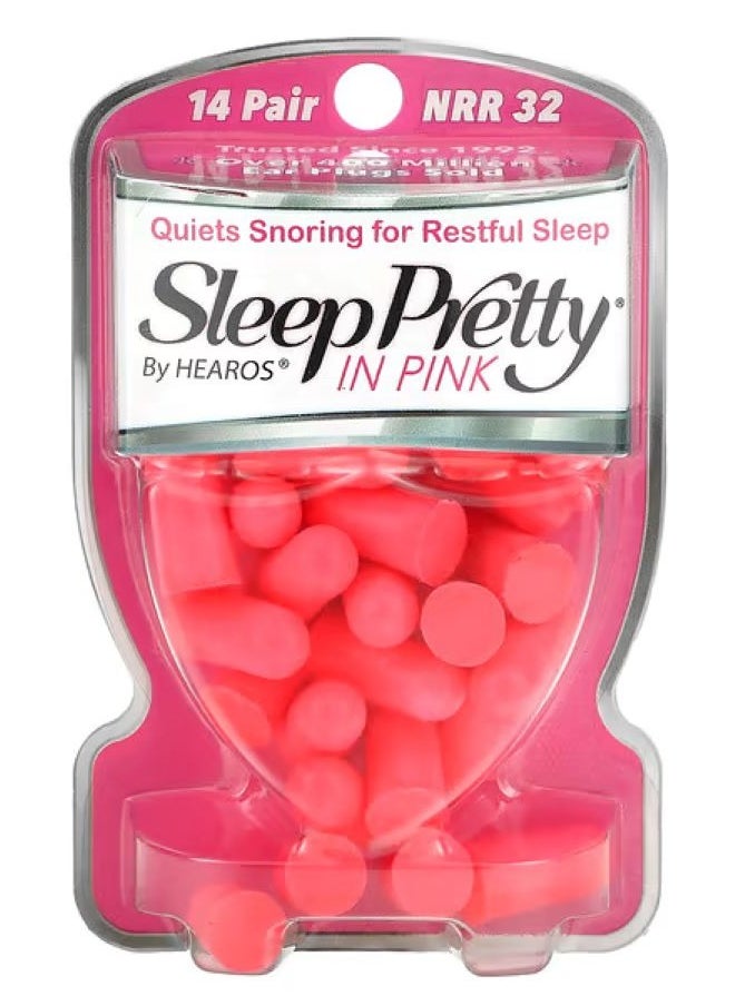 Pair Of 14 Sleep Pretty Earplugs Pink