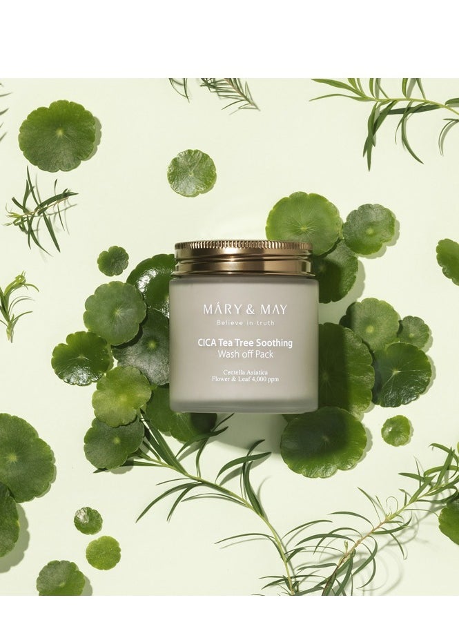 Mary&May Vegan CICA TeaTree Soothing Wash off Pack 125g