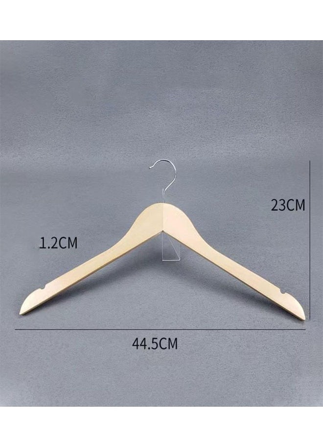 Pack of 20 Non-Slip Wooden Hangers